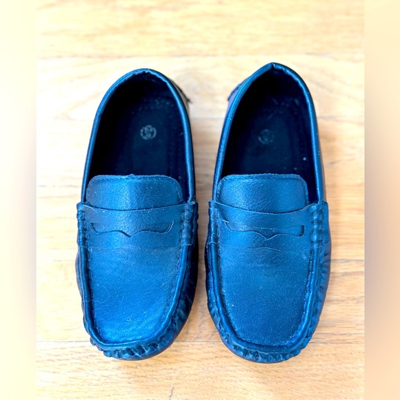 Other - Boys black dress shoes, slip-on loafers size 11.5